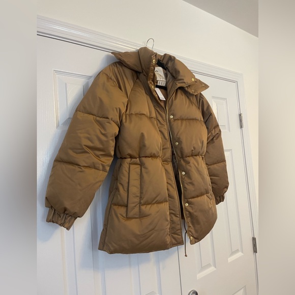 Abercrombie Long  Hooded Puffer Jacket Size S - Long - Ultra Collection - Picture 10 of 11